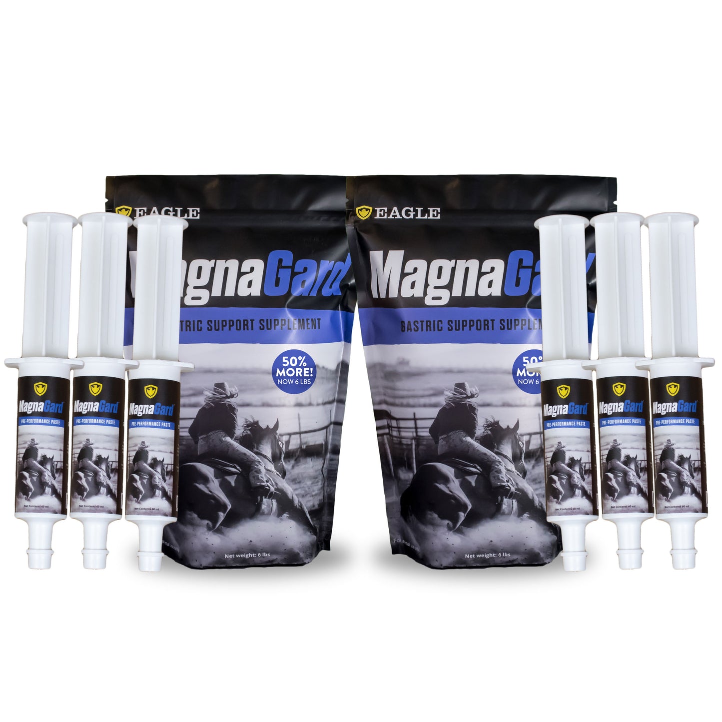 MagnaGard (6lb) 2-Pack & 6 Paste Bundle