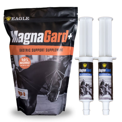 MagnaGard Plus 6 lb bag with two Pre-Performance Paste tubes — gastric support bundle